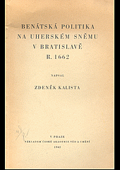 Benátská politika na uherském sněmu v Bratislavě r. 1662