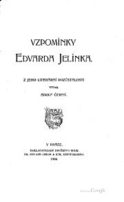 Vzpomínky Edvarda Jelínka