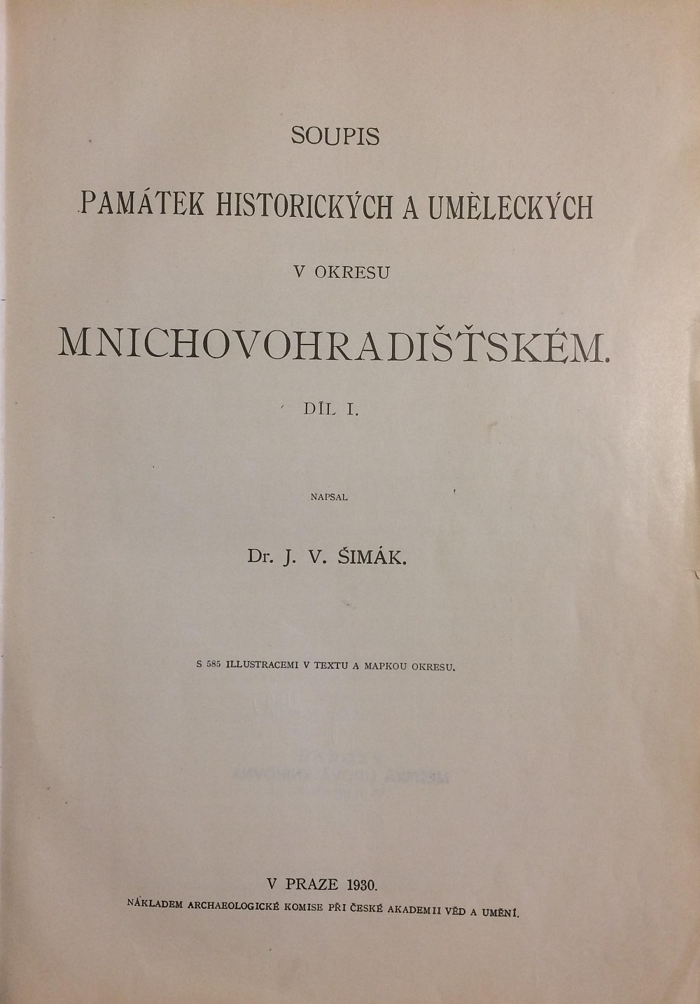 Soupis památek historických a uměleckých v okresu mnichovohradišťském