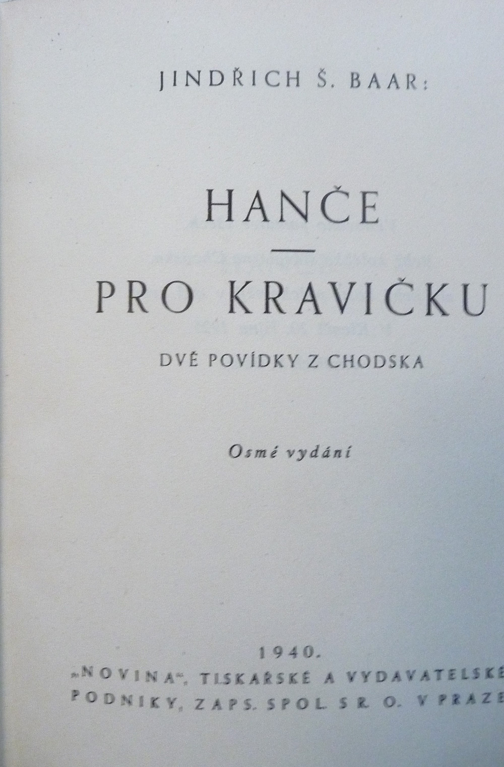 Hanče, Pro kravičku