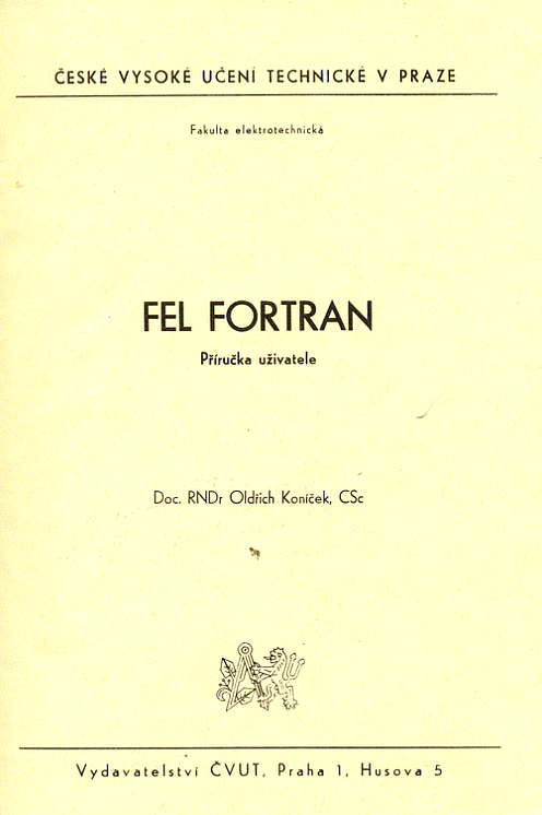 FEL FORTRAN - příručka uživatele