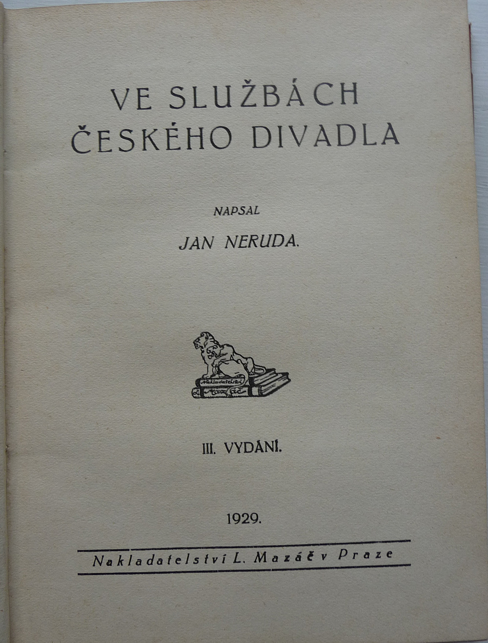 Ve službách českého divadla