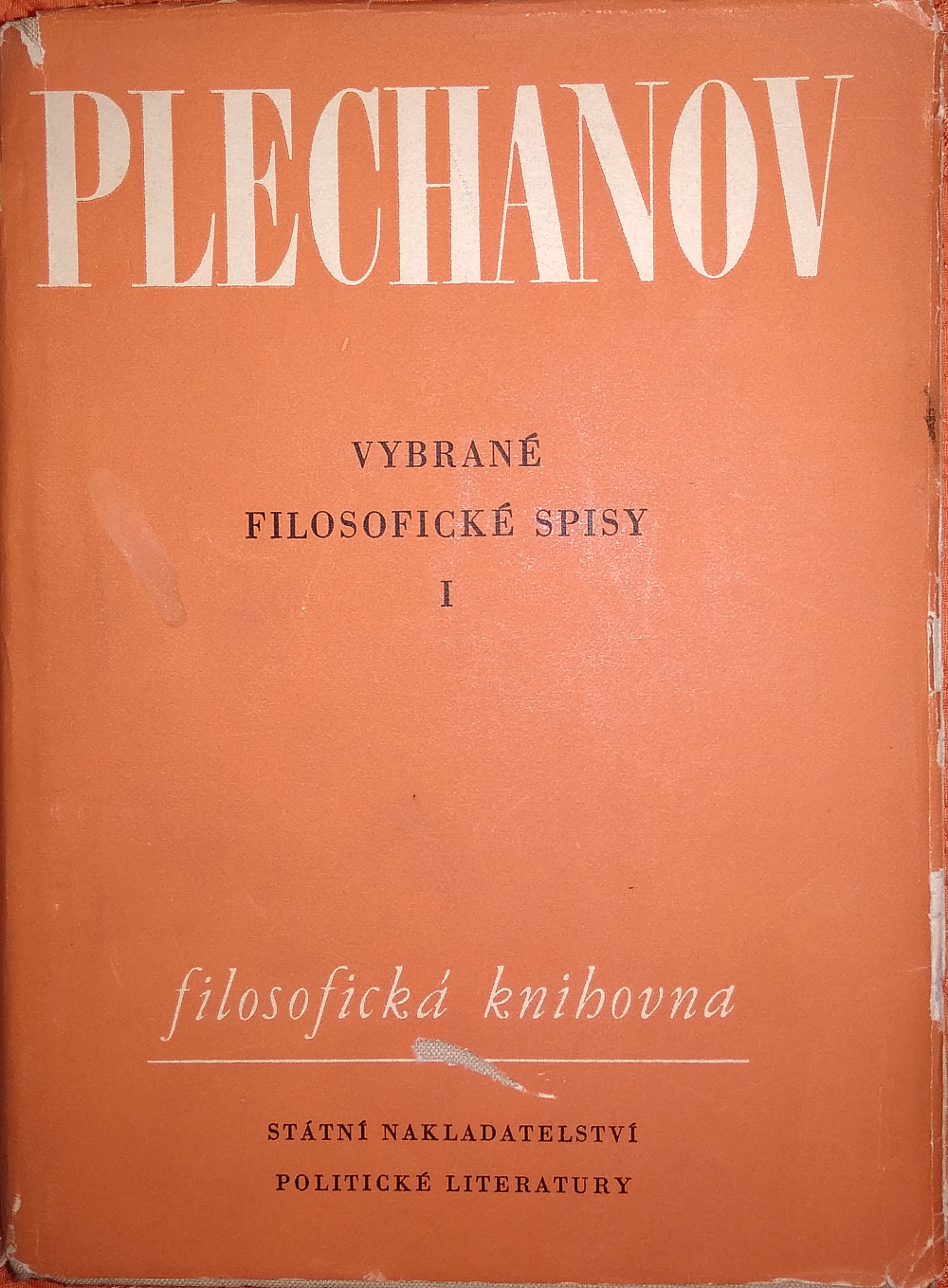 Vybrané filosofické  spisy I