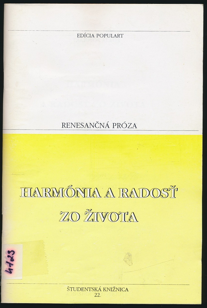 Harmónia a radosť zo života