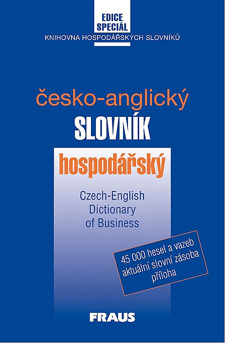 Česko-anglický slovník hospodářský