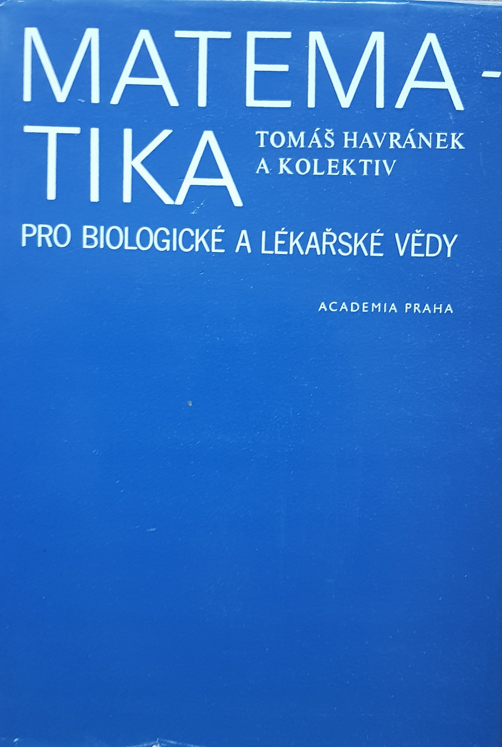 Matematika pro biologické a lékařské vědy