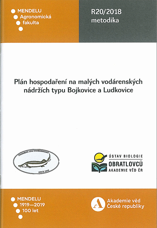 Plán hospodaření na malých vodárenských nádržích typu Bojkovice a Ludkovice