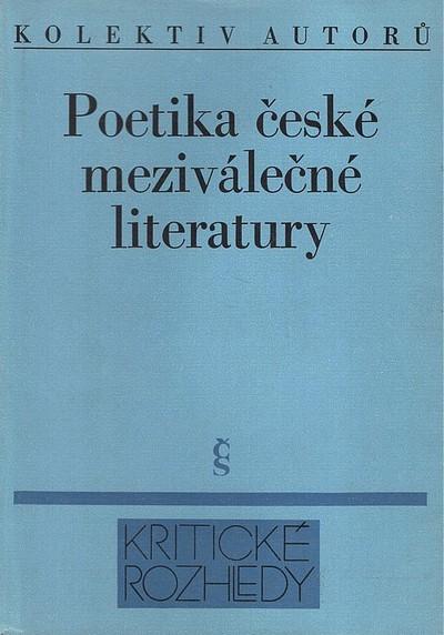 Poetika české meziválečné literatury