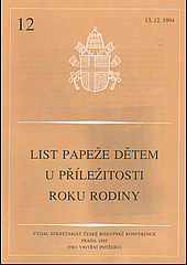 List papeže dětem u příležitosti Roku rodiny