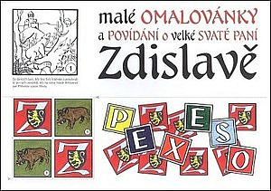 Malé omalovánky a povídání o velké svaté paní Zdislavě