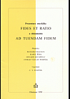 Prezentace encykliky Fides et ratio a dokumentu Ad tuendam fidem