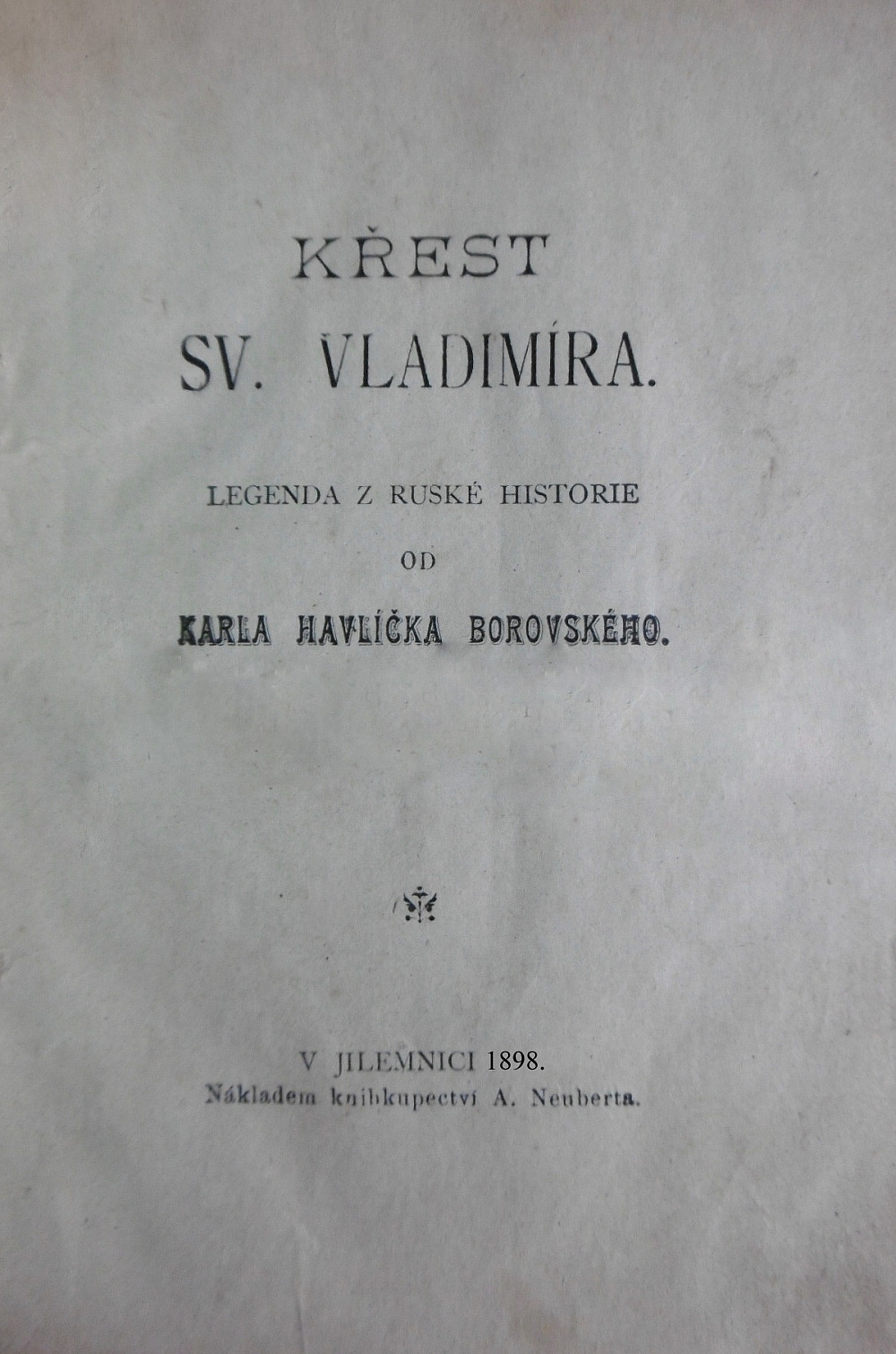 Křest sv. Vladimíra: Legenda z ruské historie