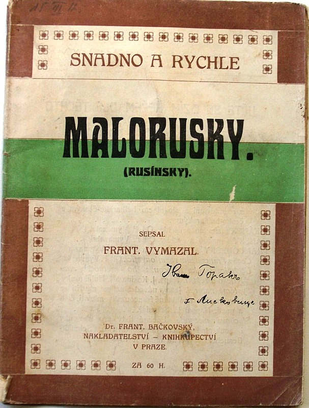 Malorusky (rusínsky) snadno a rychle