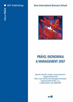 Právo, ekonomika a management 2007