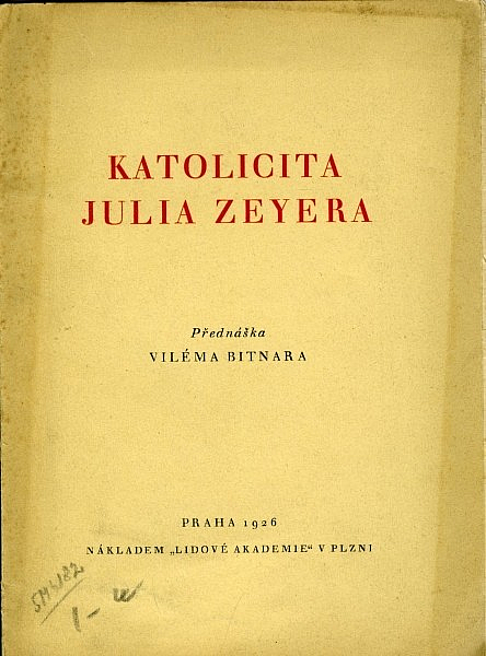 Katolicita Julia Zeyera