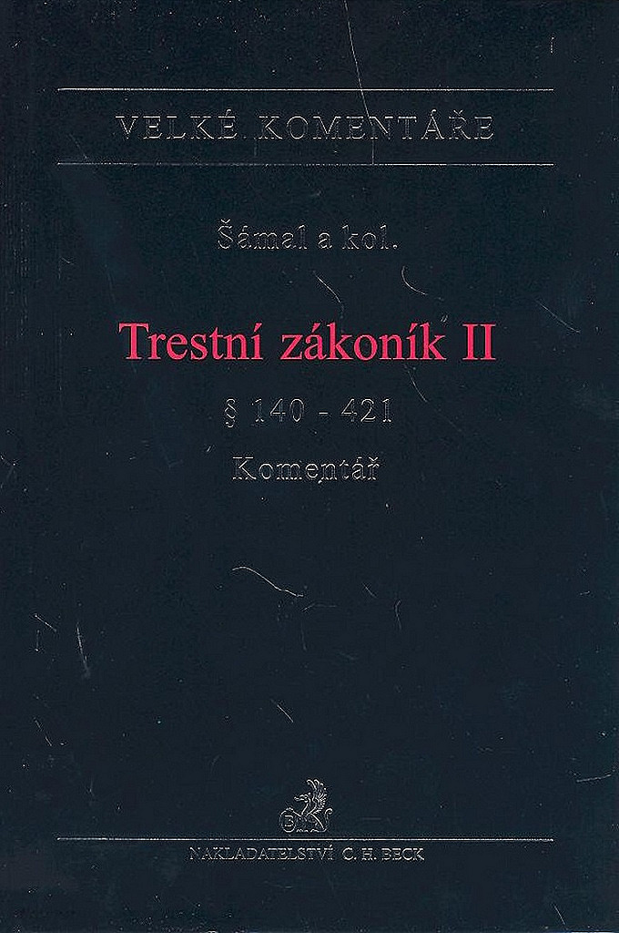 Trestní zákoník II