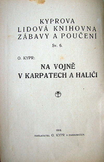 Na vojně v Karpatech a Haliči