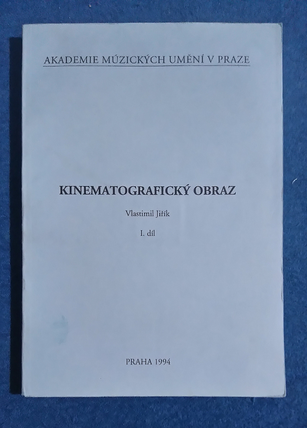 Kinematografický obraz 1.díl