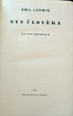 Syn člověka – Život proroka