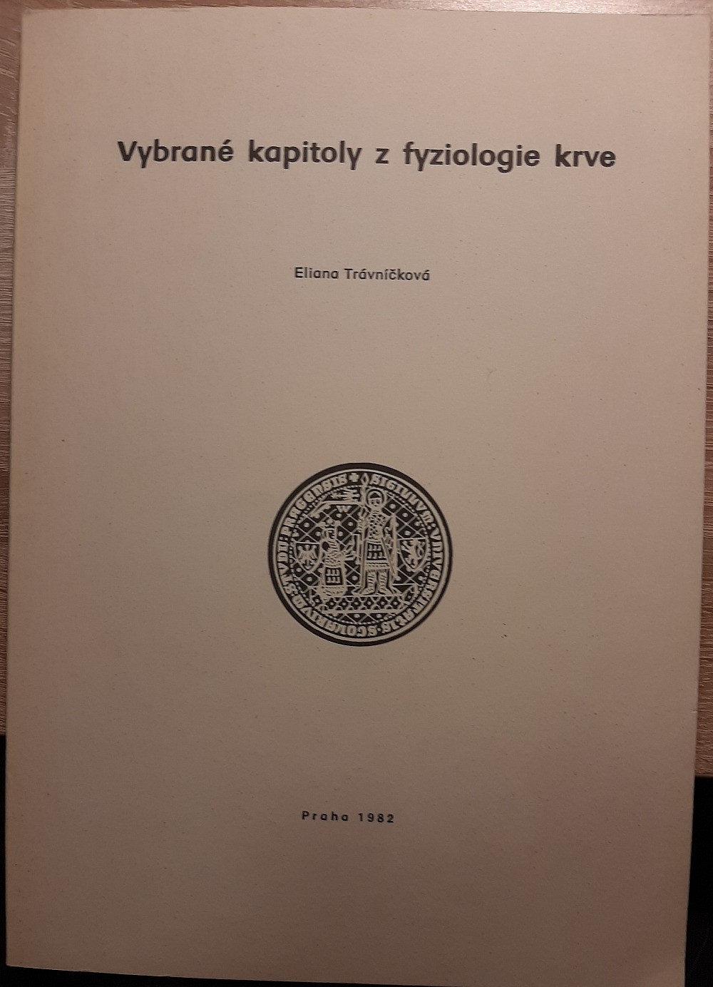 Vybrané kapitoly z fyziologie krve