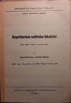 Repetitorium vnitřního lékařství I.: Kasuistické testy z vnitřního lékařství