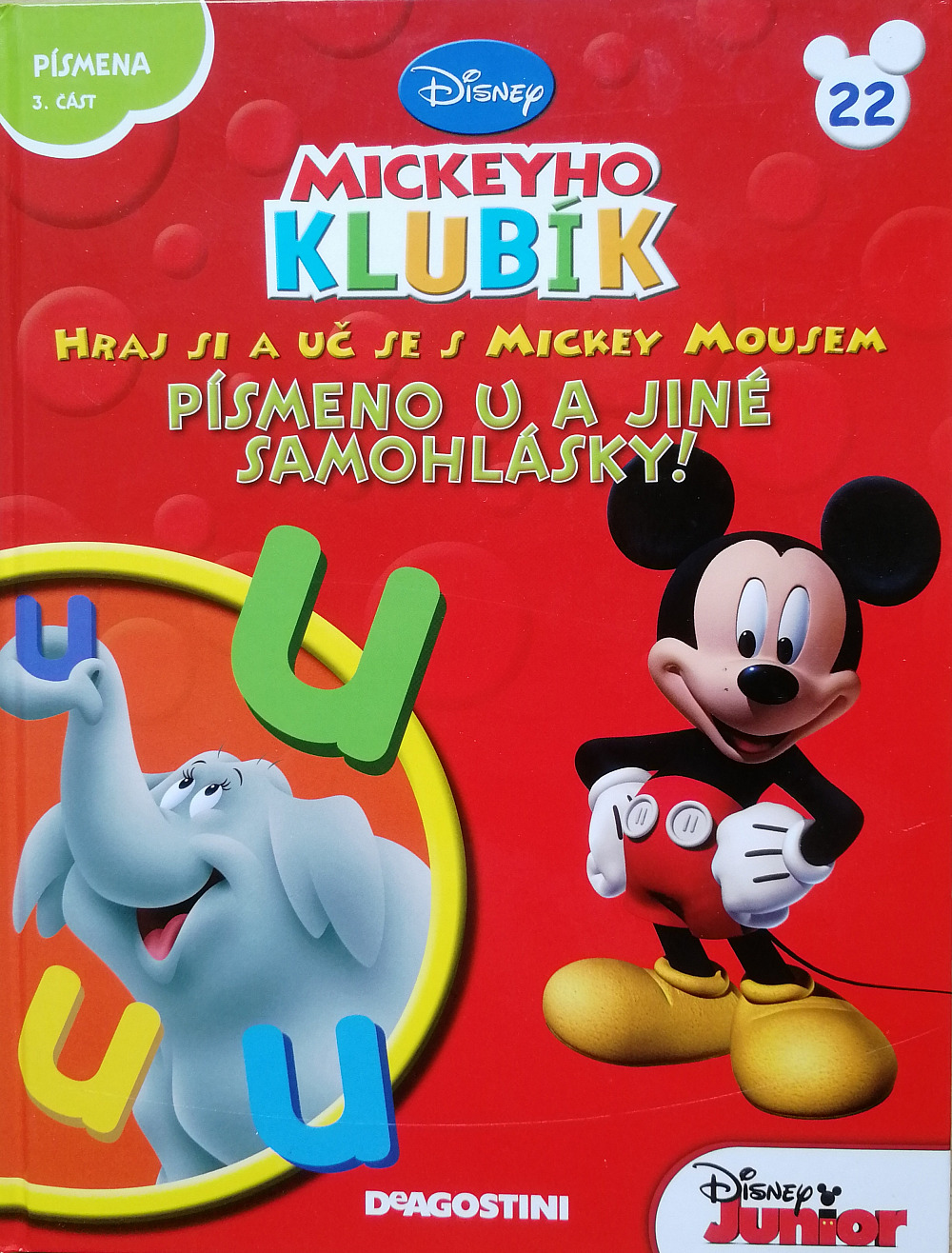 Hraj si a uč se s Mickey Mousem. Písmeno U a jiné samohlásky