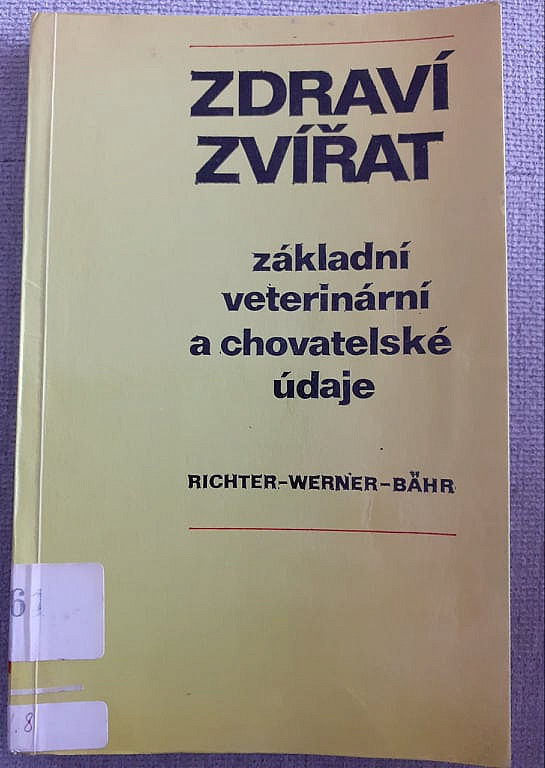 Zdraví zvířat – základní veterinární a chovatelské údaje