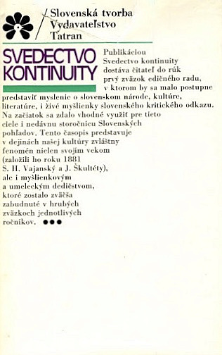 Svedectvo kontinuity