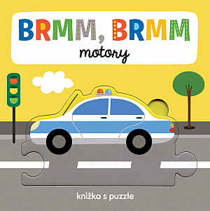 Brmm, brmm motory - Knížka s puzzle