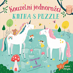 Kouzelní jednorožci - Kniha s puzzle