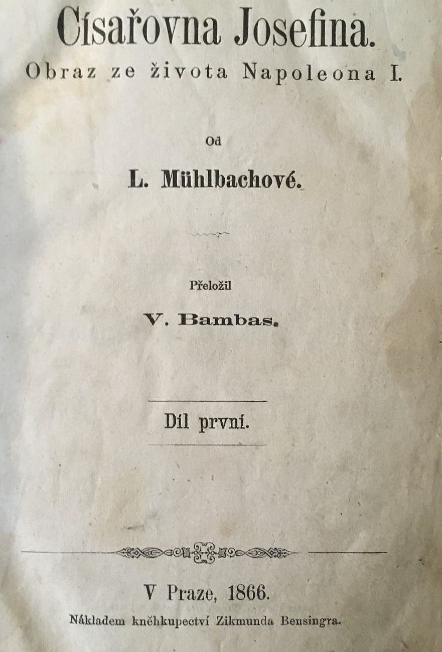 Císařovna Josefina: Obraz ze života Napoleona I.