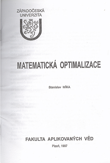 Matematická optimalizace