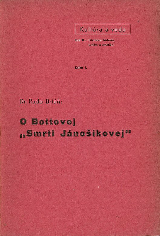 O Bottovej "Smrti Jánošíkovej"