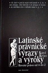 Latinské právnické výrazy a výroky