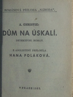 Dům na úskalí – detektivní román