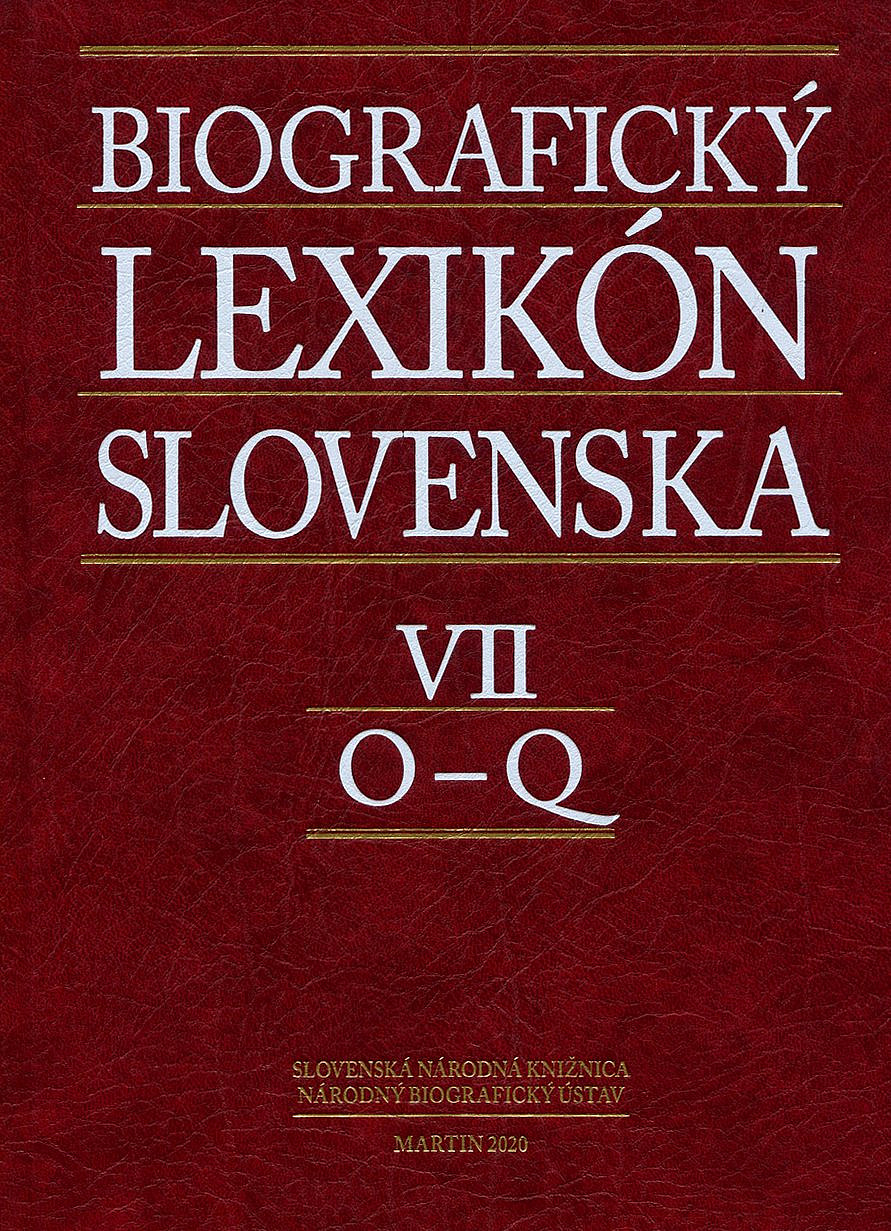 Biografický lexikón Slovenska. VII, O-Q