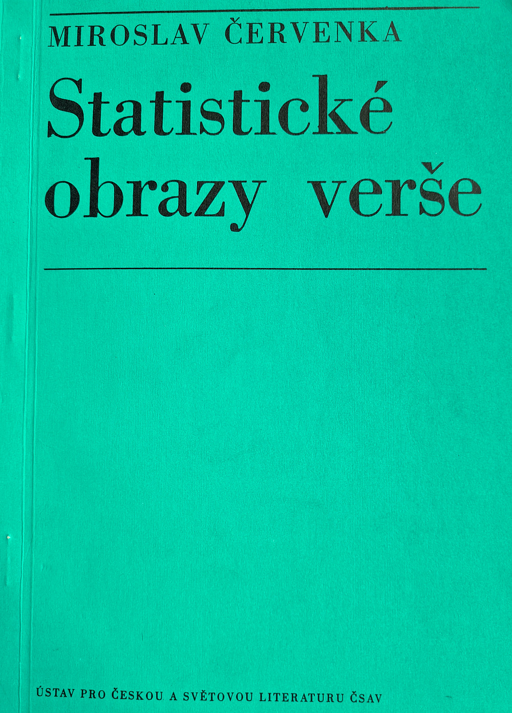 Statistické obrazy verše