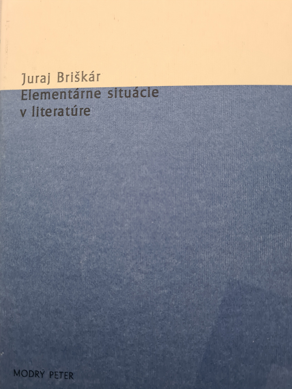 Elementárne situácie v literatúre