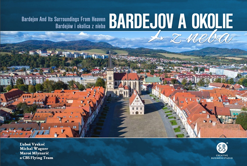 Bardejov a okolie z neba