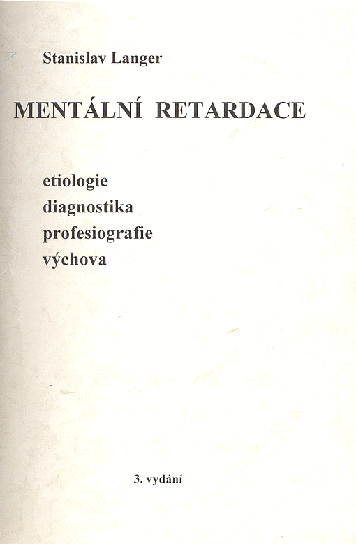 Mentální retardace