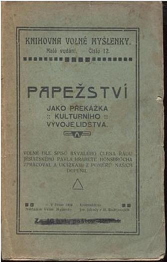 Papežství jako překážka kulturního vývoje lidstva