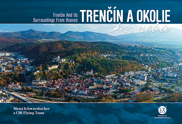 Trenčín a okolie z neba