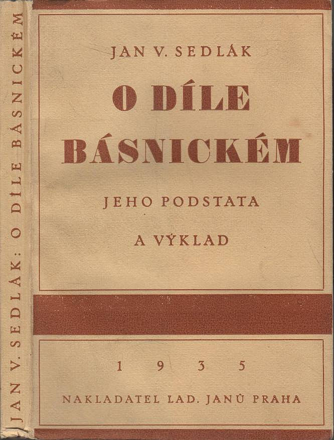 O díle básnickém: Jeho podstata a výklad