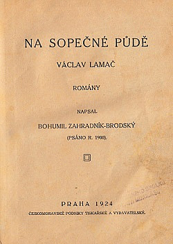 Na sopečné půdě: Václav Lamač