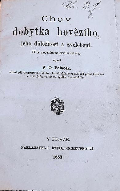 Chov dobytka hovězího, jeho důležitost a zvelebení: Ku poučení rolnictva