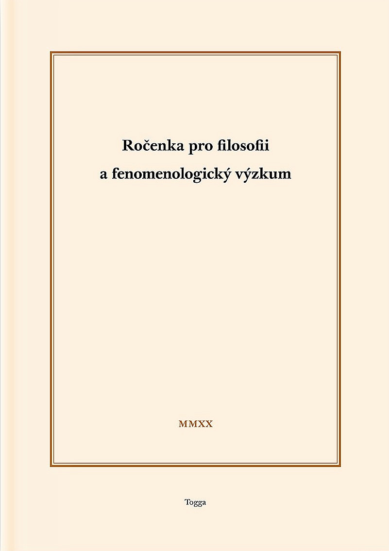 Ročenka pro filosofii a fenomenologický výzkum 2020