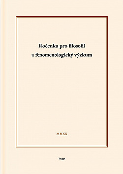 Ročenka pro filosofii a fenomenologický výzkum 2020