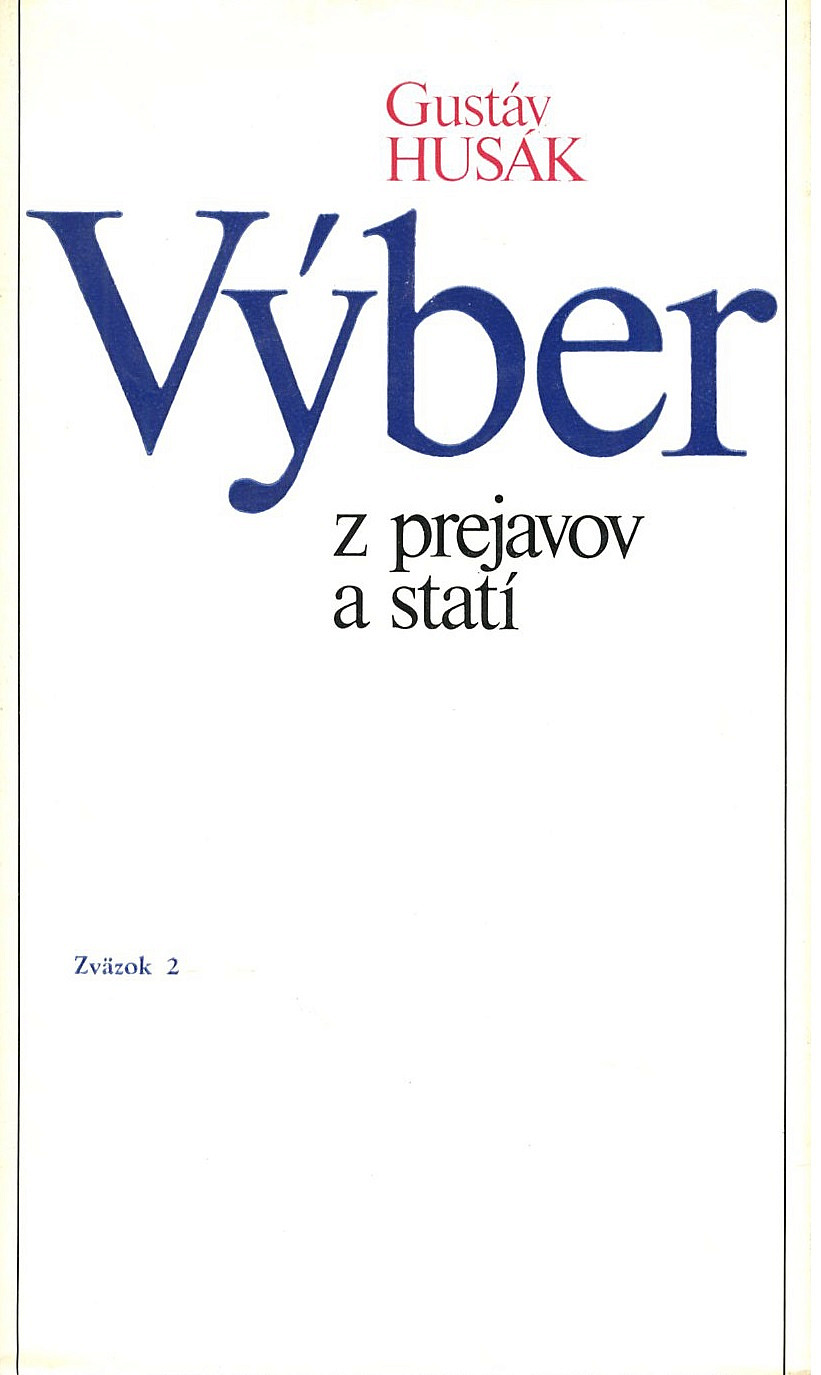 Výber z prejavov a statí - Zväzok II.