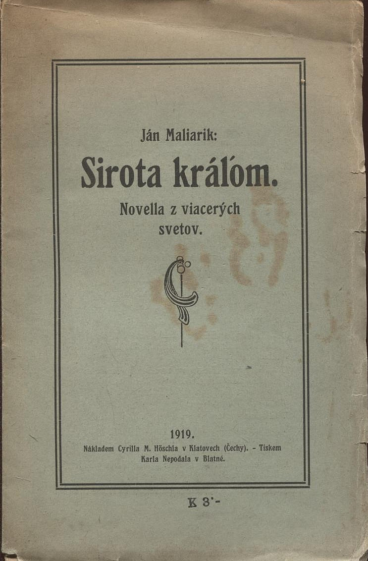 Sirota kráľom: novella z viacerých svetov