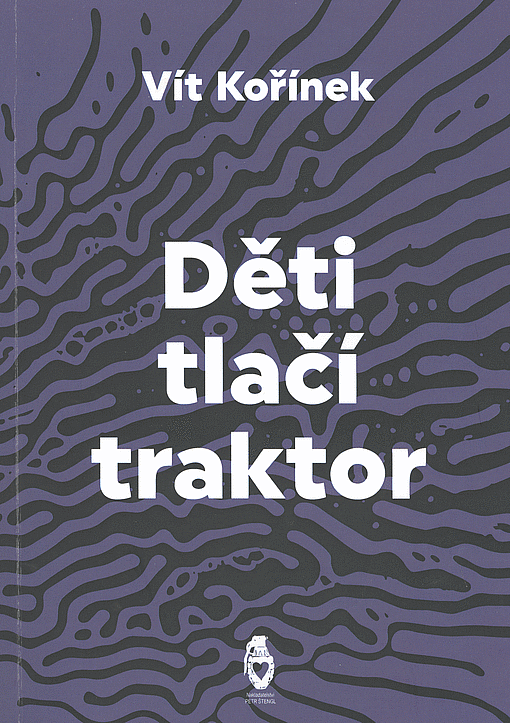 Děti tlačí traktor